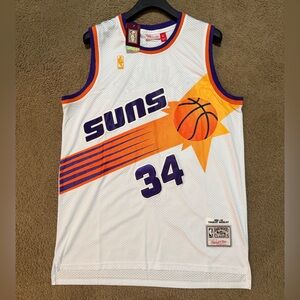 Charles Barkley Phoenix Suns white NBA XL jersey Brand New Mitchell & Ness